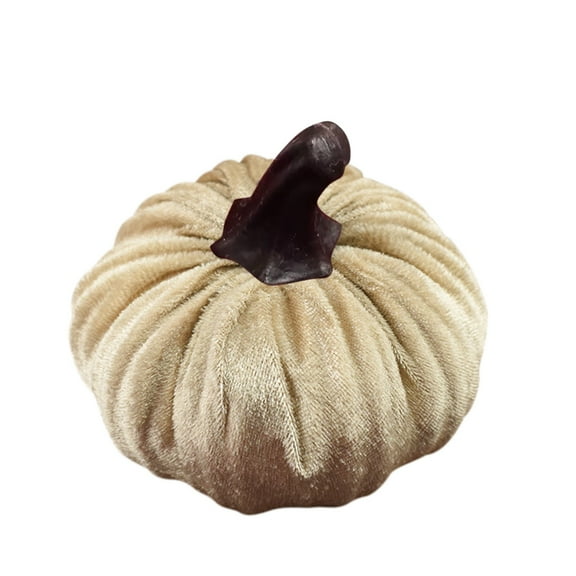 GFHFHITJ Velvet Pumpkins Decor,Super Soft Stuffed Pumpkin with Exquisite craftsmanship for Fall Halloween Thanksgiving Decoration