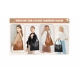thumbnail image 2 of Bolso Para Mujer De Cuero Bolsa Tote Dama Bandolera Hombro Xtellar negro, 2 of 4