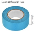 thumbnail image 2 of Uxcell 6Pcs 25mm 1 inch Wide 20m 21 Yards Masking Tape Painters Tape Rolls Light blue, 2 of 5