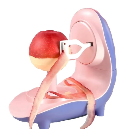 Clearance Electric Apple Peeler Machine Apple Peeler Corer Slicer All in one for Apple Sauce and Pie Electric Rotary Peeler
