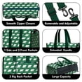 thumbnail image 3 of Teacher Tote Bag,Green Dinosaurs Pattern Teacher Utility Tote Bag,Large Work Tote Bags for Women with Multiple Pockets,Top Zipper Closure,13.8x10.6x6.7 Inch, 3 of 5