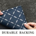 thumbnail image 6 of Navy Blue and White Geometric Pattern Door Rugs,Washable Non Slip Door Mats Indoor,Decorative Door Mats,Entry Mat Indoor for Entrance,Bedroom,Kitchen,Bathroom,16"x24", 6 of 6