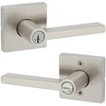 thumbnail image 7 of Kwikset 740Hflsqtv1-S Halifax Single Cylinder Keyed Entry Door Lever Set - Nickel, 7 of 7