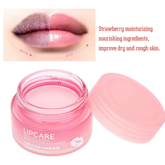 Máscara De Labios De Textura Delicada, Máscara De Labios Nutritiva Suave, Para Nutrir Los Labios Hidratar Los Labios Suaviza La Piel Aclara Las Líneas De Los Labios YLSHRF Lip Mask