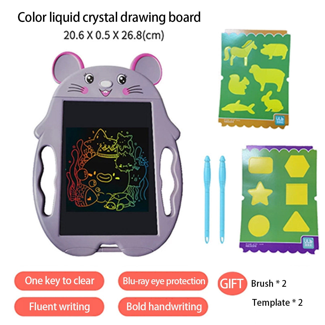 Erasable Reusable Electronic Drawing Pads, Educational and Learning Toy
