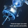 thumbnail image 5 of Small Portable Ceiling Fan NOT Battery Powered , Mini USB Tent Fans With Remote Control For Camping, Canopy Hanging Fan, Small Ceiling Fan For Outdoor_Perfect Gift, 5 of 5