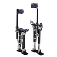 thumbnail image 2 of Black Aluminum 15"-23" Adjustable Drywall Stilts For Painters Walking Finishing, 2 of 10