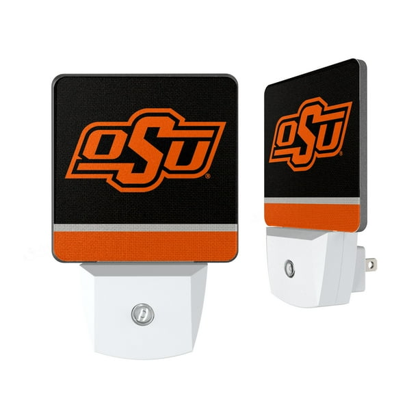 Oklahoma State Cowboys Stripe Design Nightlight 2-Pack
