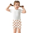 thumbnail image 5 of joogoo Watercolor Basketballs Girls Lined Shorts Bike Dance Bottoms 6T, 5 of 7