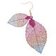 thumbnail image 4 of Joyería de moda para mujer Pendientes Forma de hoja Filigrana coloreada Fiesta Reina Prop mezclado Sunnimix pendiente de moda, 4 of 8