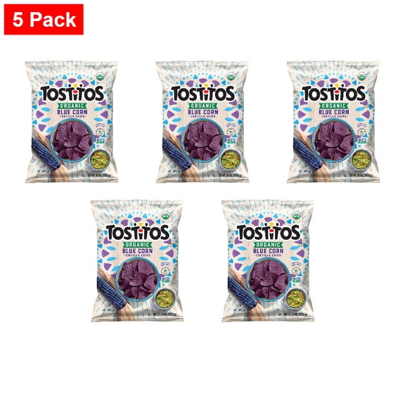 Tostitos Blue Corn Tortilla Chips 10 oz - 5 Pack