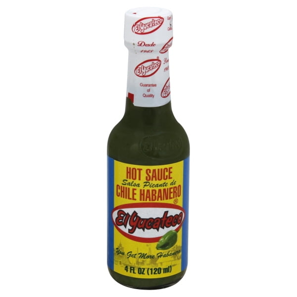 El Yucateco Salsa Picante De Chile Habanero Hot Sauce, 4 fl oz