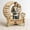D, variant on Japceit Wooden Fathers Day Mothers Day Gifts, Heart Shaped Parent Figurine Desk Decor Warm Ornament For Birthday Home Office Decoration