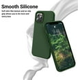 thumbnail image 3 of Compatible with iPhone 12 Pro Max Case 6.7 inch(2020),[Silky and Soft Touch Series] Premium Soft Liquid Silicone Rubber Full-Body Protective Bumper Case (Clover), 3 of 4