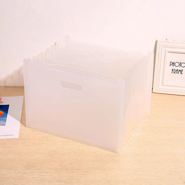 Bolsa de papel de prueba de múltiples capas, bolsa de órgano vertical, bolsa de almacenamiento de datos A4, carpeta PP portátil para oficina de estudiantes