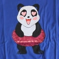 thumbnail image 3 of Big Girl's Lifestyle Tutu Panda T-Shirt, Dazzling Blue, Size S (7), 3 of 4