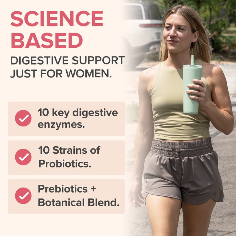 Zenwise Probiotics for Women with Digestive Enzymes, Bloating