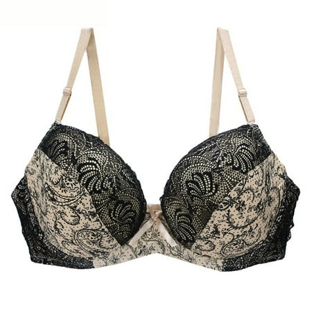 Amzcrzy Minimizer Bra for Women - Oversize Lace Bralettes Floral Plus Size Bra with Underwire Woman s Full Coverage Lace Bra Soft Support Unlined Non Padded Bra