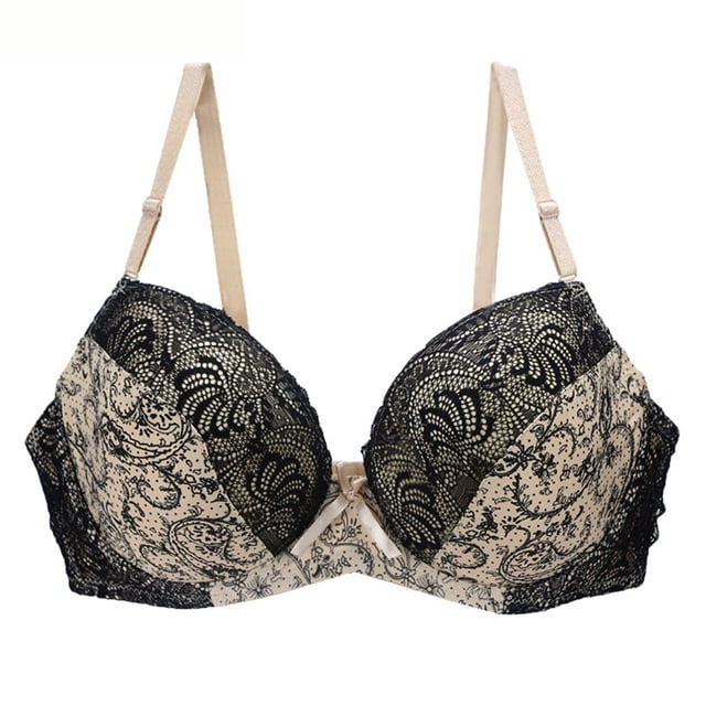 Amzcrzy Minimizer Bra for Women - Oversize Lace Bralettes Floral Plus Size Bra with Underwire Woman's Full Coverage Lace Bra Soft Support Unlined Non Padded Bra