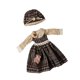 thumbnail image 2 of Vestido para muñeca BJD 1/6 12 pulgadas Falda de muñeca de niña Regalo de Navidad hecho a mano Fácil de Estilo A, 2 of 9