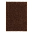 thumbnail image 3 of Unique Loom Solid Shag Collection Area Rug (7' 10" x 11' Rectangle Chocolate Brown), 3 of 7