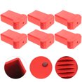 thumbnail image 4 of Miangastore Échelles en Caoutchouc Rouges 6 Pcs 9.5x7cm, 4 of 8