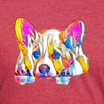 thumbnail image 3 of CafePress - Colorful Corgi Puppy T Shirt - Mens Tri-blend T-Shirt, 3 of 4