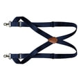 thumbnail image 2 of Tirantes para hombre, portátiles, reutilizables, ajustables, con hebilla de Metal, resistentes, para pantalones, informales, formales, para Prendas para la parte inferior del cuerpo Azul oscuro Minnieouse AP011523-02, 2 of 6