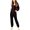 A1-black/ Red, variant on Women's Fleece Onesie Pajama – Zip-Up Hooded Jumpsuit Loungewear, Unisex One-Piece Sleepwear