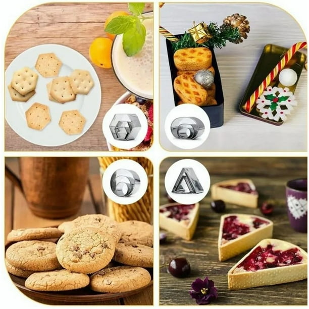 Juego de cortadores de galletas BuyWeek 24 piezas Acero inoxidable tecnología innovadora