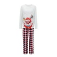 thumbnail image 2 of PENGXIANG Ensembles Assortis de Pyjamas de Noël 2023 Imprimé Hommes Velours Shorts de Pyjama de Noël, 2 of 7