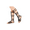 Black, variant on Monica-1 Knee High Gladiator Sandals Marcelino Black Brown Knee
