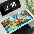 thumbnail image 3 of Hello Summer Toy Fox Terrier Pool Day on Watermelon Float Desk Mat Full Keyboard Mouse Pad Dog Lover Large Mousepad - 13008, 3 of 5