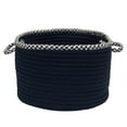 thumbnail image 2 of Hounds-tooth Bright Edge - Navy 14''x10'' Basket, 2 of 2