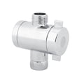 thumbnail image 5 of Xirurus ABS 3‑Way Shower Diverter Valve – G1/2 Female Inlet, Dual G1/2 Male Outlets, Durable Corrosion‑Resistant Bathroom Accessory, 5 of 6