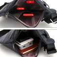 thumbnail image 6 of Men Shoulder Bag Adjustable Strap Smooth Surface Hidded Zipper Closure Tear-resistant Anti-theft Chest Bag, 6 of 6