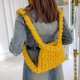thumbnail image 5 of Mochila para mujer, mochila informal tejida gruesa de lana islandesa para niñas (amarillo) Likrtyny Para Estrenar, 5 of 6