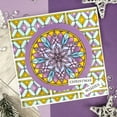 thumbnail image 2 of For The Love Of Stamps - A Stained Glass Christmas - Frosty Snowflake, 2 of 4