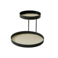 thumbnail image 2 of Double Layer Tabletop Iron Storage Tray Cosmetics Jewelry Perfume Storage And Display Rack, 2 of 6