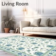 thumbnail image 2 of ODIKA 8'x10' Machine Washable Non-Slip Area Rug, Serene Sage High Traffic Rug, Beige, 63929, 2 of 7