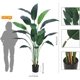 thumbnail image 3 of 6ft artificial bird of paradise plant: 72-pulgada fake palm tree con 17 trunks y faux leaves, ideal para para indoor/outdoor decor y housewarming gift, 3 of 7