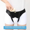 thumbnail image 3 of Hernia Belt Truss para hernia inguinal o deportiva simple/doble, Soporte de hernia para hombres para mujeres Alivio del dolor,X-Large. Afortunado Sencillez, 3 of 4