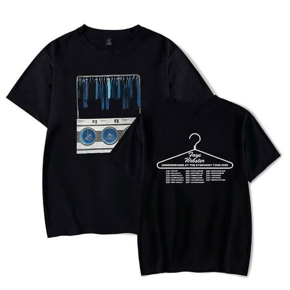 Faye Webster Underdressed at the Symphony 2025 Tour Merch Short Sleeve T-shirt Unisex Fashion Crew Neck Top