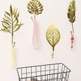 thumbnail image 4 of VERDANVERSE 1Ud Colgador De Pared Beige En Hierro Con Forma De Hoja Estilo Duradero, 4 of 8