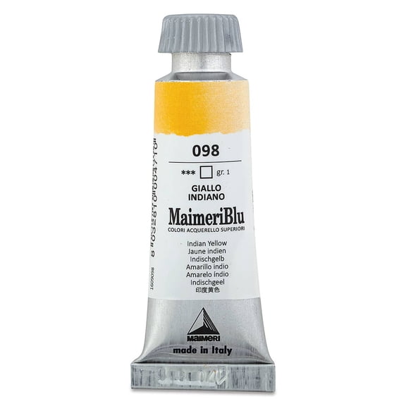 MaimeriBlu Superior Watercolor Paint 12ml-Indian Yellow
