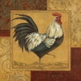 thumbnail image 3 of Gango Home Decor Traditional Rooster Collage Kitchen Wall Art; Two Yellow 12x12in Hand-Stretched Canvases, 3 of 6