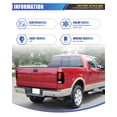 thumbnail image 6 of 1 Pair LED Tail Lights Compatible with 2004 2005 2006 2007 2008 Ford F-150 Styleside Model,Sequential Turn Signal Rear Lights,Glossy Black & Clear Lens, 6 of 10