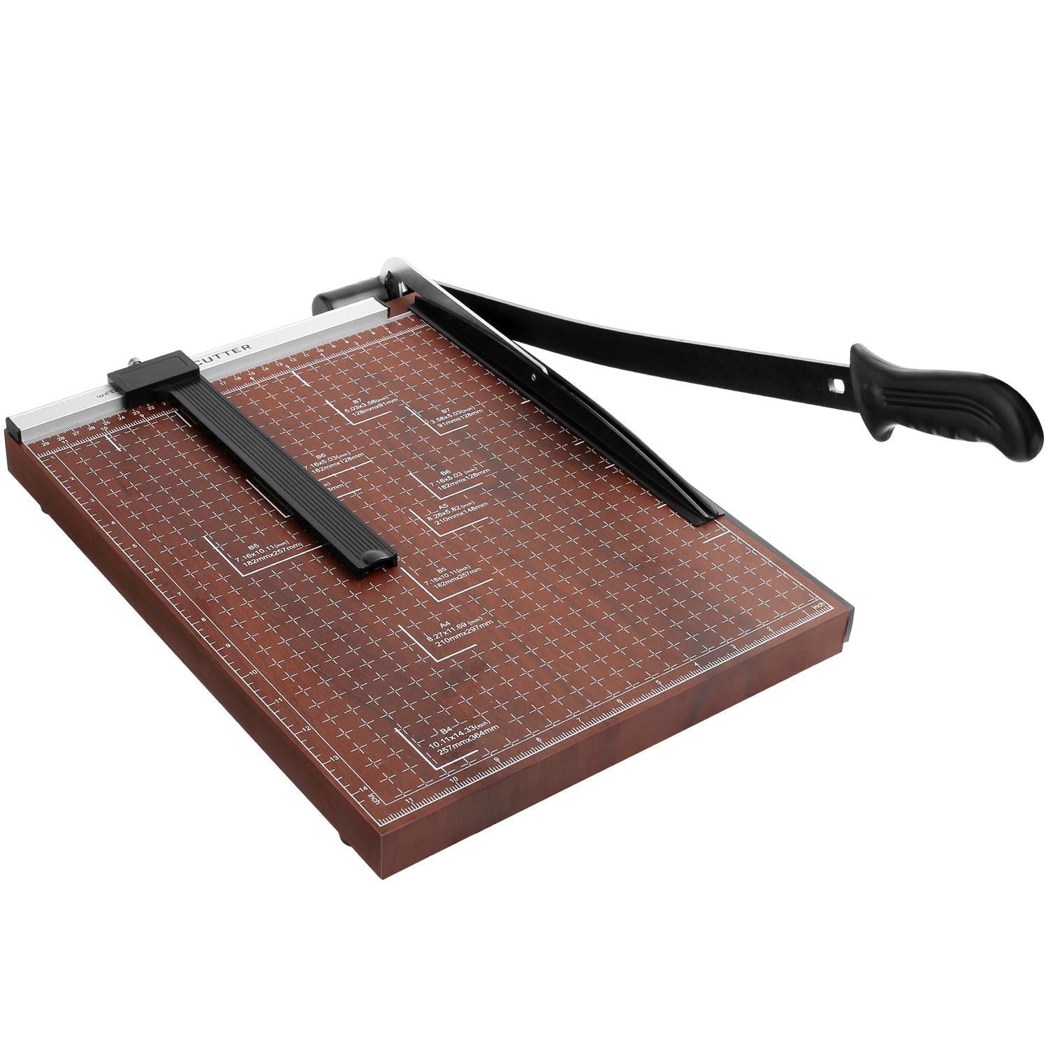 Details about   Paper Cutter 10" x 10" inch Metal Base Trimmer Guillotine Type Precise Straight 
