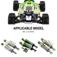 thumbnail image 2 of mmirethe 2pcs Wear-resistant Front Rear Shock Absorber For Wltoys 1/18 969B RC Car Part Silver, 2 of 6