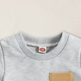 thumbnail image 4 of Toddler Boys Outfit Sets Toddler Baby Clothes for 2t 3t Boys Cute Summer Short Sleeve T-Shirt Tops Shorts Clothes Sets Baby Boy Outfits ,Grey, 4 of 6